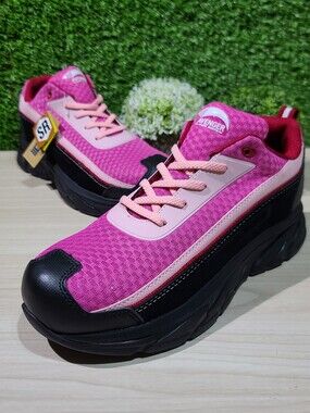 Avenger Electra CT Work Boots - Pink/Black 9.5 New